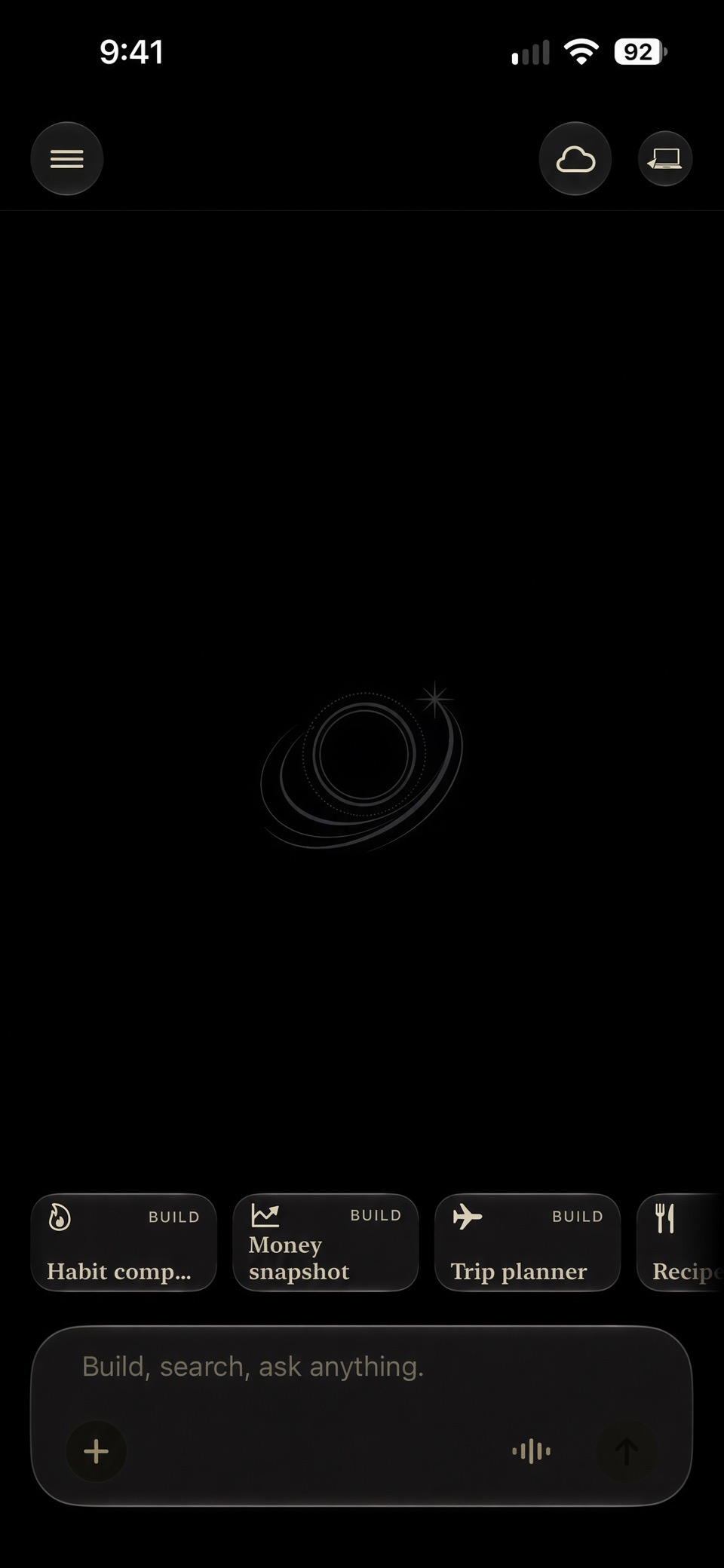 VALCRAN OS iOS interface